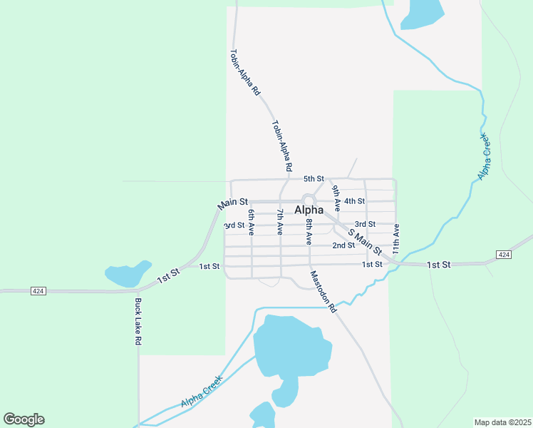 map of restaurants, bars, coffee shops, grocery stores, and more near in Alpha