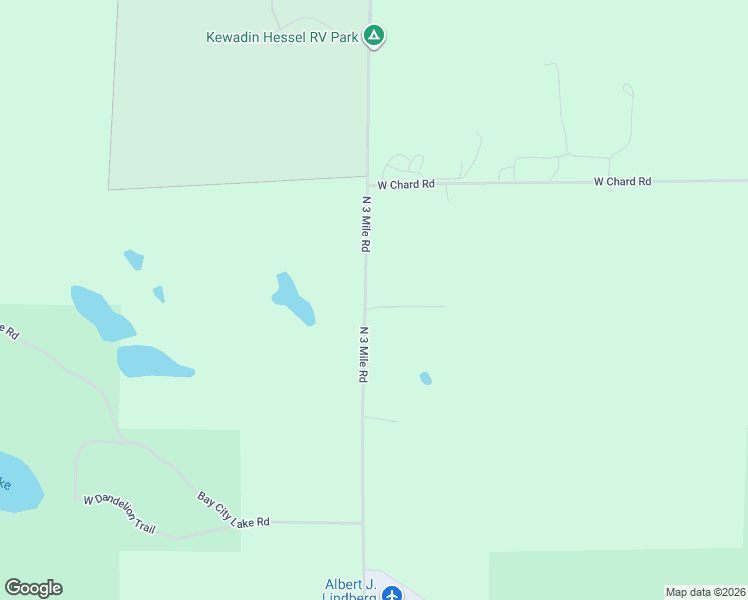 map of restaurants, bars, coffee shops, grocery stores, and more near 2752-2848 North 3 Mile Road in Hessel