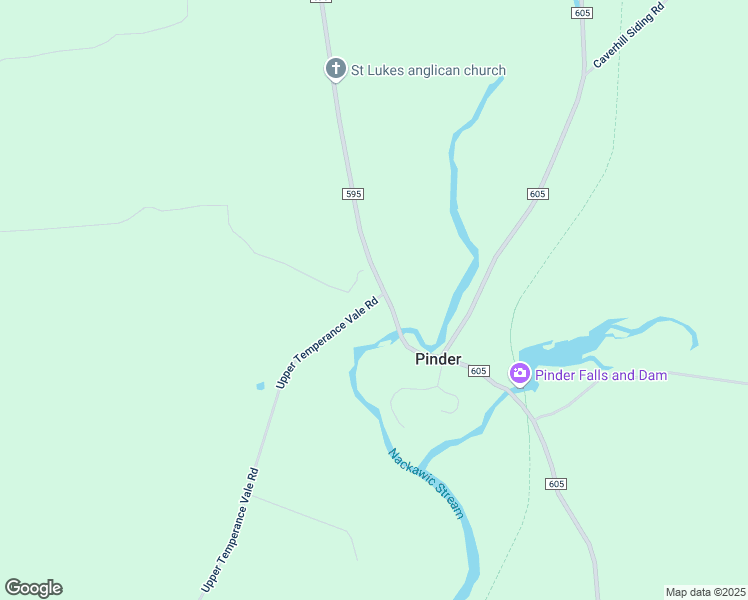 map of restaurants, bars, coffee shops, grocery stores, and more near 821 Upper Temperance Vale Road in Temperance Vale