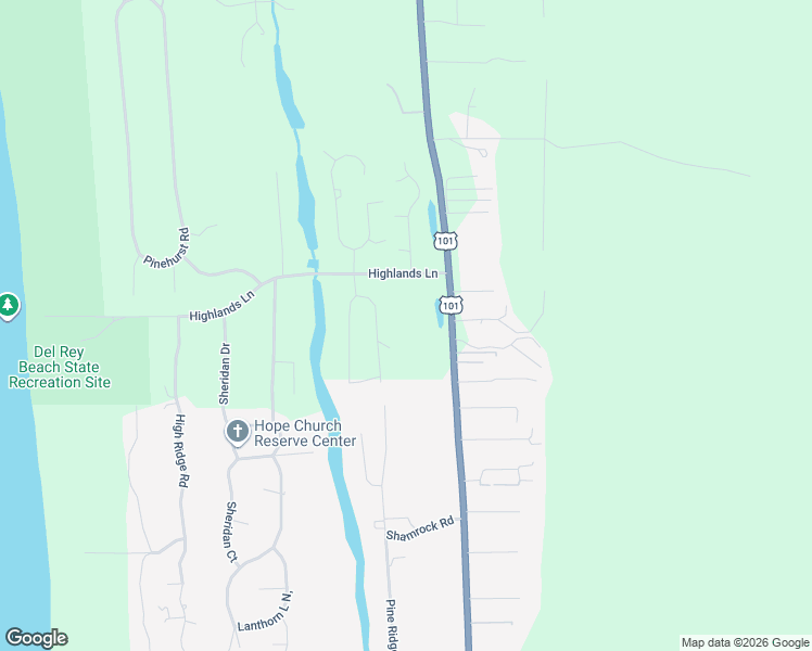 map of restaurants, bars, coffee shops, grocery stores, and more near 88644 U.S. 101 in Seaside