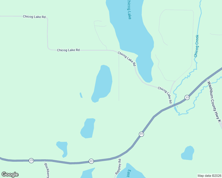 map of restaurants, bars, coffee shops, grocery stores, and more near N11489 Acorn Road in Trego