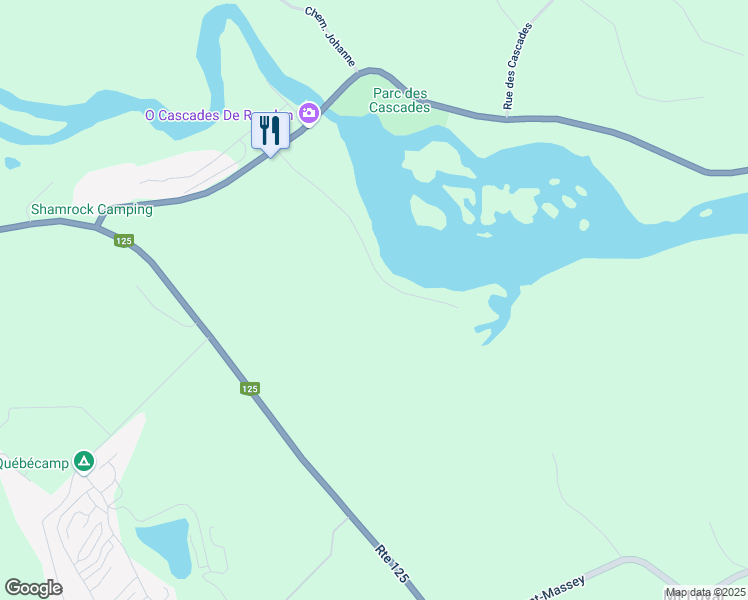 map of restaurants, bars, coffee shops, grocery stores, and more near 6810 Rue Lee in Rawdon