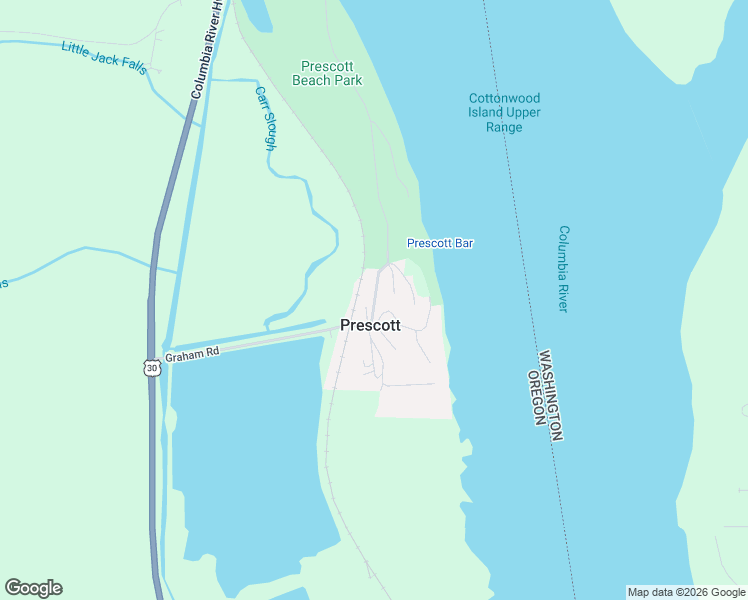 map of restaurants, bars, coffee shops, grocery stores, and more near 72680 Blakely Street in Rainier