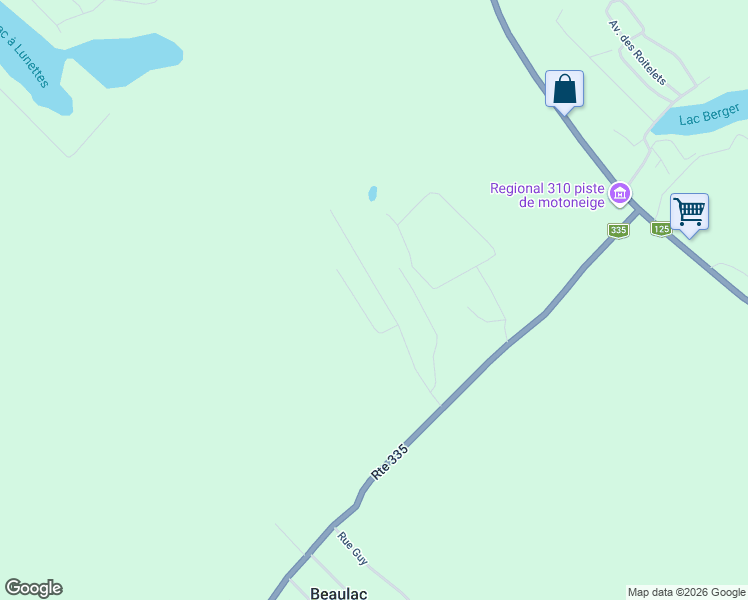 map of restaurants, bars, coffee shops, grocery stores, and more near 451 Avenue René in Chertsey