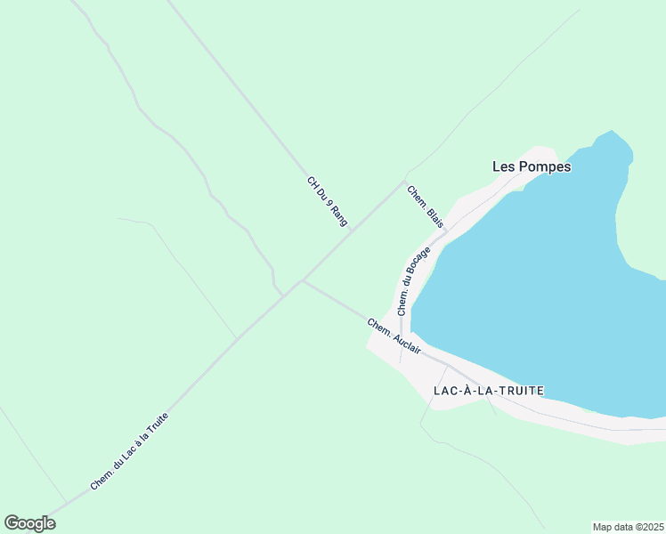 map of restaurants, bars, coffee shops, grocery stores, and more near 2720 Chemin du Lac à la Truite in Thetford Mines