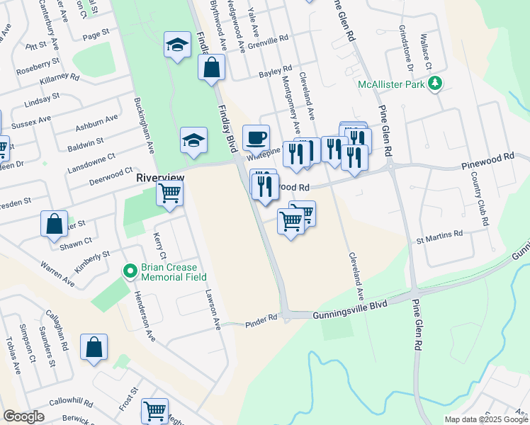 1120 Findlay Boulevard, Riverview NB Walk Score