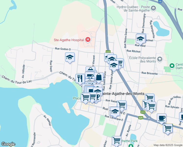 132 Rue Saint Vincent, SainteAgathedesMonts QC Walk Score