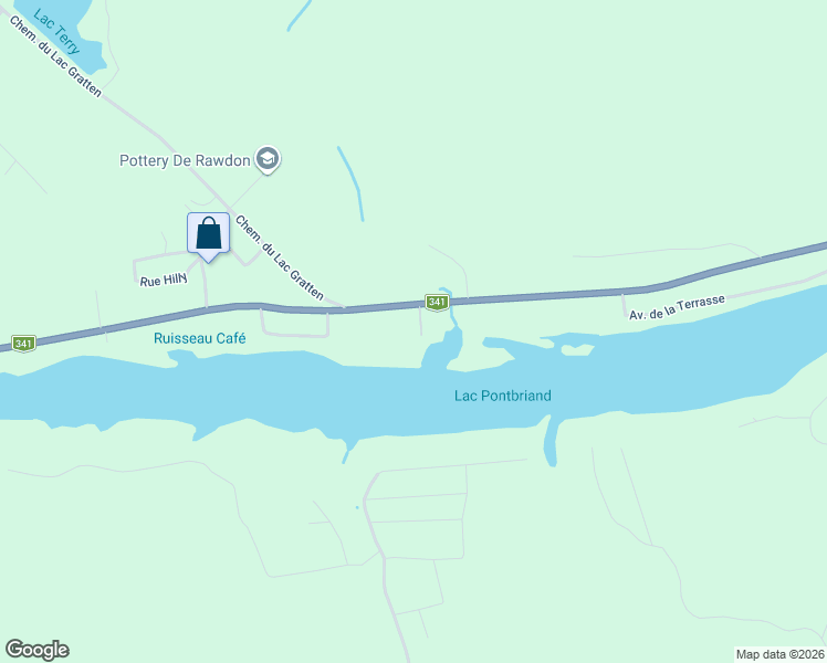 map of restaurants, bars, coffee shops, grocery stores, and more near 3684 Avenue de la Pastorale in Rawdon