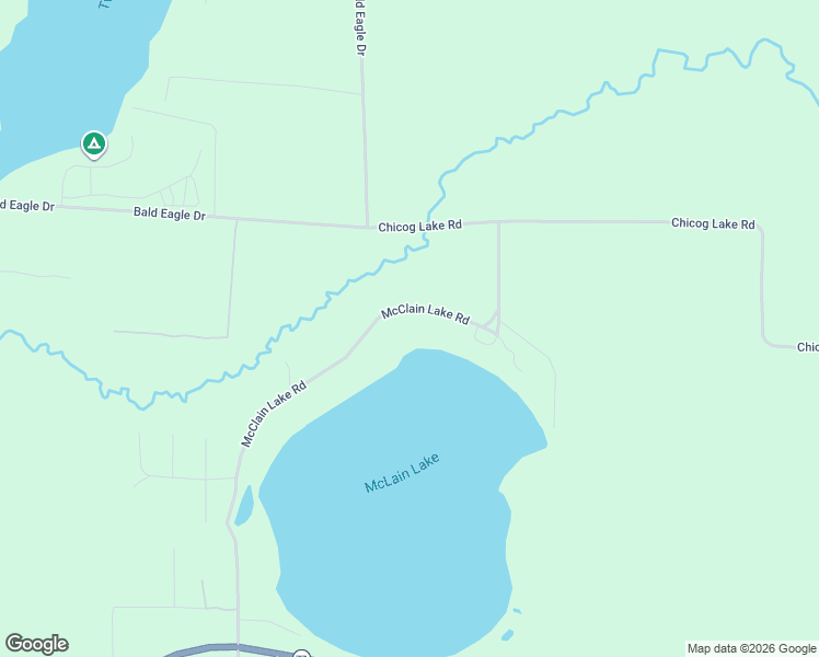 map of restaurants, bars, coffee shops, grocery stores, and more near N11612 McClain Lake Road in Trego