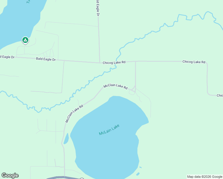 map of restaurants, bars, coffee shops, grocery stores, and more near N11612 McClain Lake Road in Trego