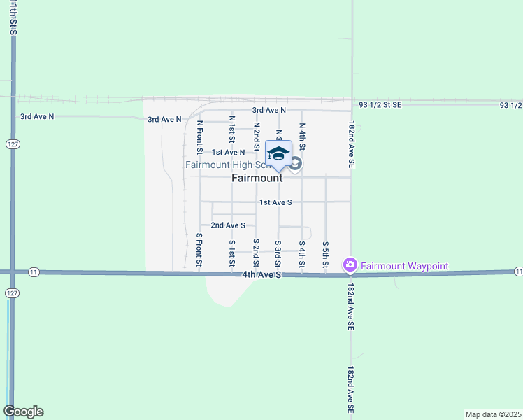 map of restaurants, bars, coffee shops, grocery stores, and more near 200-298 South 3rd Street in Fairmount
