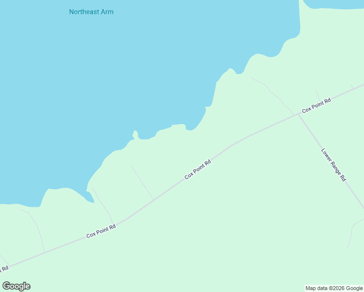 map of restaurants, bars, coffee shops, grocery stores, and more near 388 Cox Point Road in Cumberland Bay