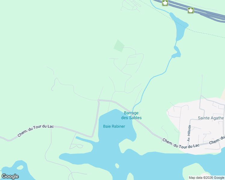map of restaurants, bars, coffee shops, grocery stores, and more near 21 Impasse Gaston Miron in Sainte-Agathe-des-Monts