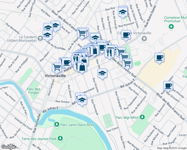 128 Rue Victoria, Victoriaville QC Walk Score