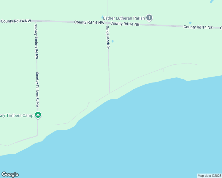map of restaurants, bars, coffee shops, grocery stores, and more near 141 Sandy Beach Drive in Miltona
