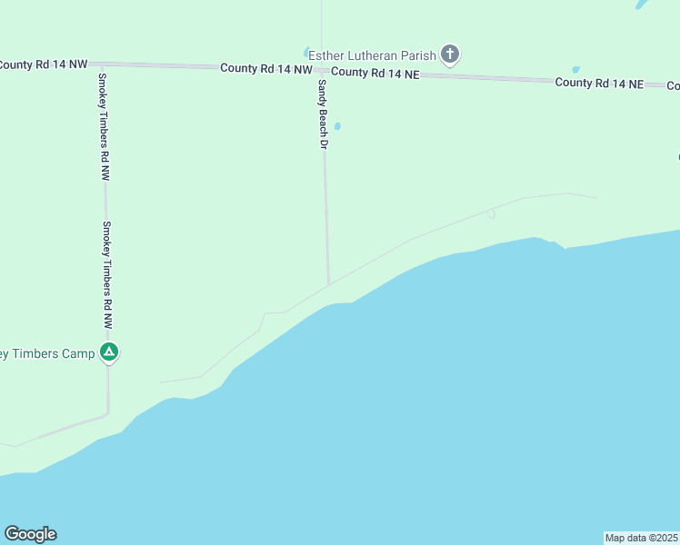 map of restaurants, bars, coffee shops, grocery stores, and more near 141 Sandy Beach Drive in Miltona