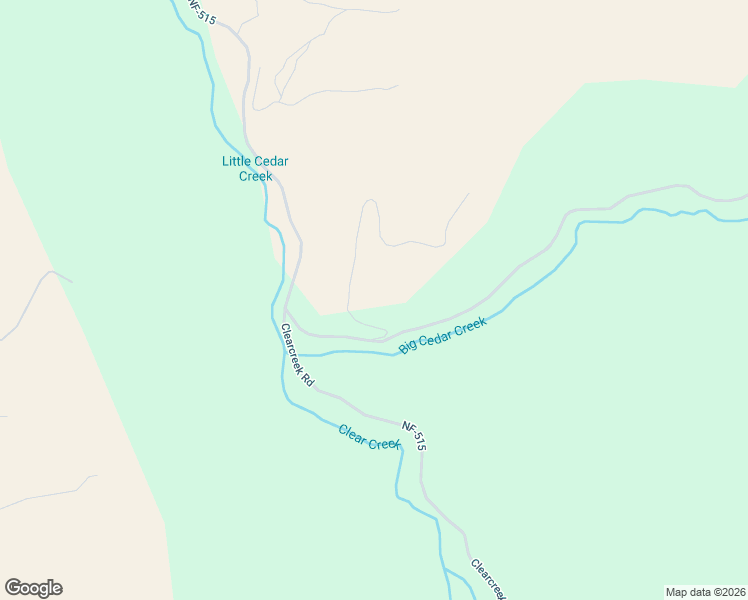 map of restaurants, bars, coffee shops, grocery stores, and more near 71 Cedar View Lane in Kooskia