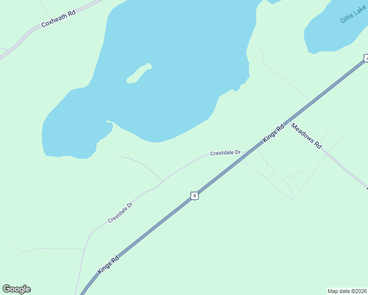 map of restaurants, bars, coffee shops, grocery stores, and more near 0 Crestdale Drive in Sydney Forks