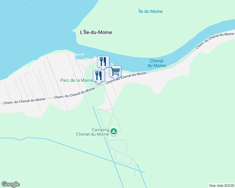 map of restaurants, bars, coffee shops, grocery stores, and more near 9 Rue Pierre-Maxime in Montérégie