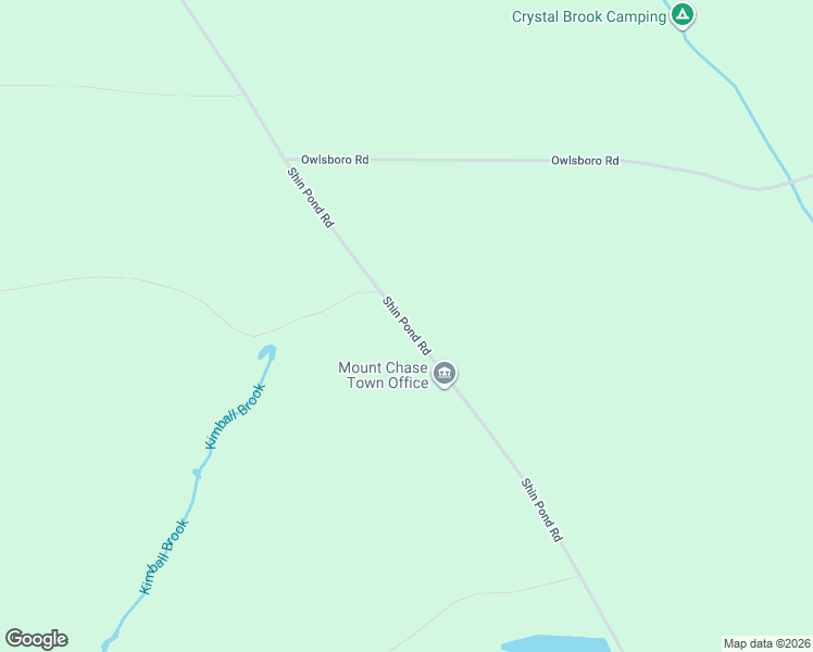 map of restaurants, bars, coffee shops, grocery stores, and more near 1084 Shin Pond Road in Mount Chase