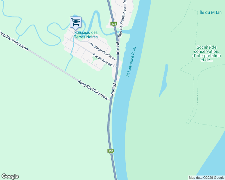 map of restaurants, bars, coffee shops, grocery stores, and more near 890 Grande Côte in Berthierville