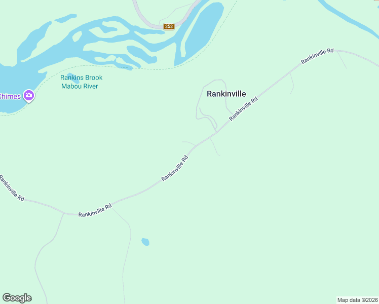 map of restaurants, bars, coffee shops, grocery stores, and more near Rankinville Road in Inverness County