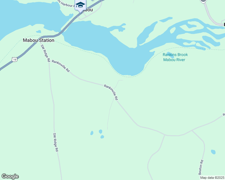 map of restaurants, bars, coffee shops, grocery stores, and more near 166 Rankinville Road in Mabou
