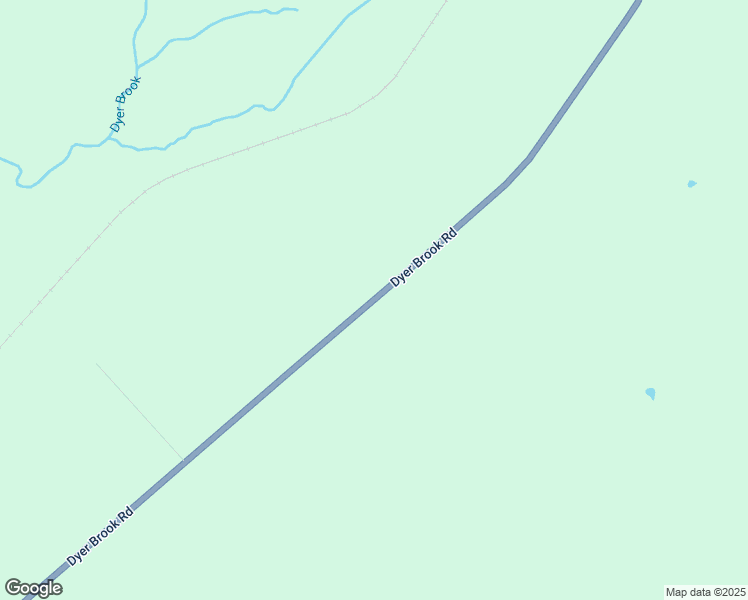 map of restaurants, bars, coffee shops, grocery stores, and more near 539 Dyer Brook Road in Dyer Brook