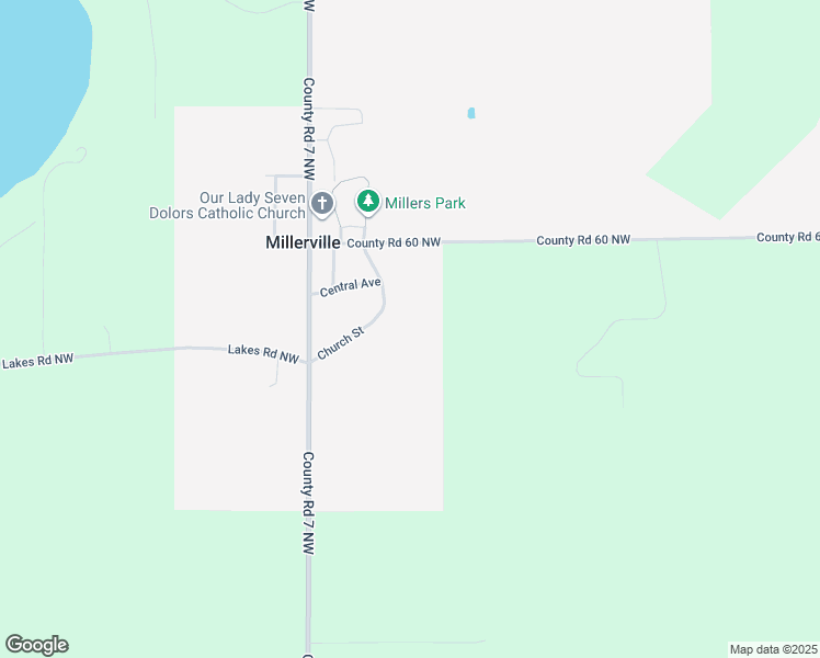 map of restaurants, bars, coffee shops, grocery stores, and more near 16737 Church Street in Brandon