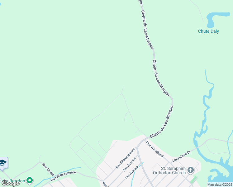 map of restaurants, bars, coffee shops, grocery stores, and more near 5048 Chemin Crystal in Rawdon