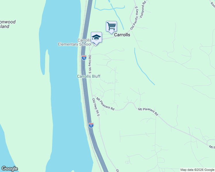 map of restaurants, bars, coffee shops, grocery stores, and more near 49 Essex Drive in Kelso