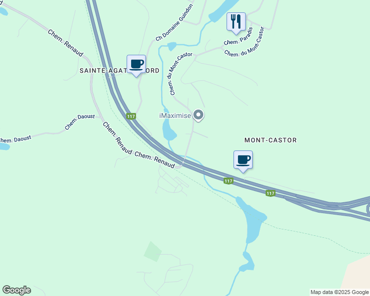 100 Chemin du Mont Castor, SainteAgathedesMonts QC Walk Score
