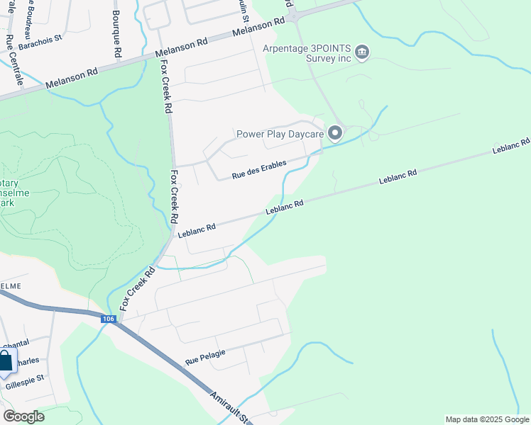 map of restaurants, bars, coffee shops, grocery stores, and more near 473 Leblanc Road in Dieppe
