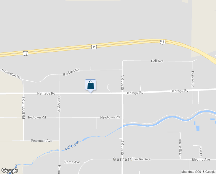 map of restaurants, bars, coffee shops, grocery stores, and more near 60 Second Chance Court in Walla Walla