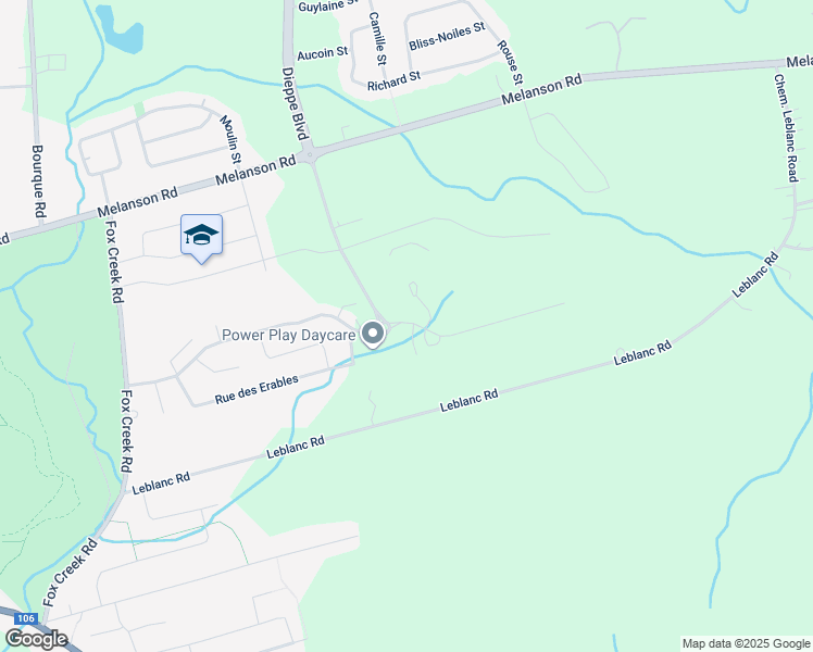 map of restaurants, bars, coffee shops, grocery stores, and more near 15 Rue des Eleves in Dieppe