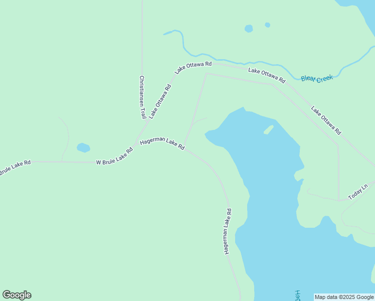 map of restaurants, bars, coffee shops, grocery stores, and more near 550 Hagerman Lake Road in Iron River