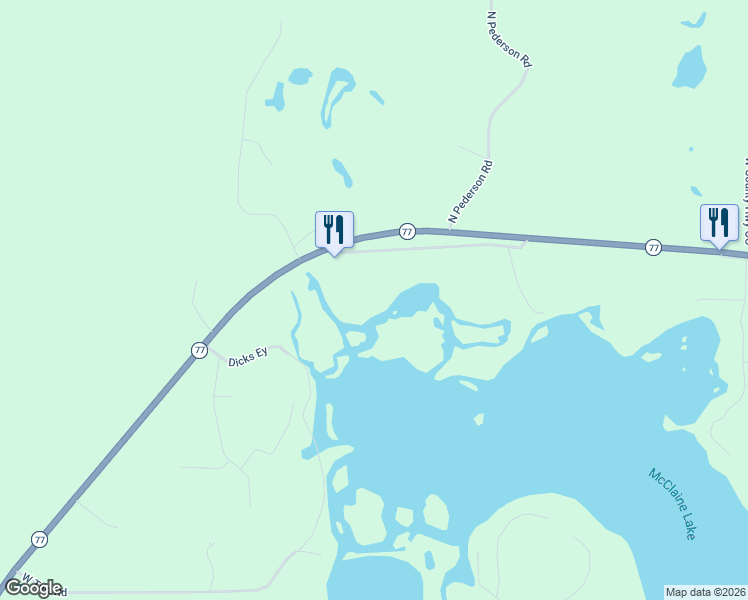 map of restaurants, bars, coffee shops, grocery stores, and more near 12087 West Dick-Sy Road in Hayward