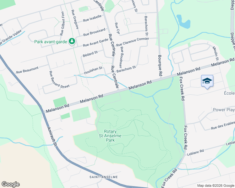 map of restaurants, bars, coffee shops, grocery stores, and more near 868 Rue Centrale in Dieppe