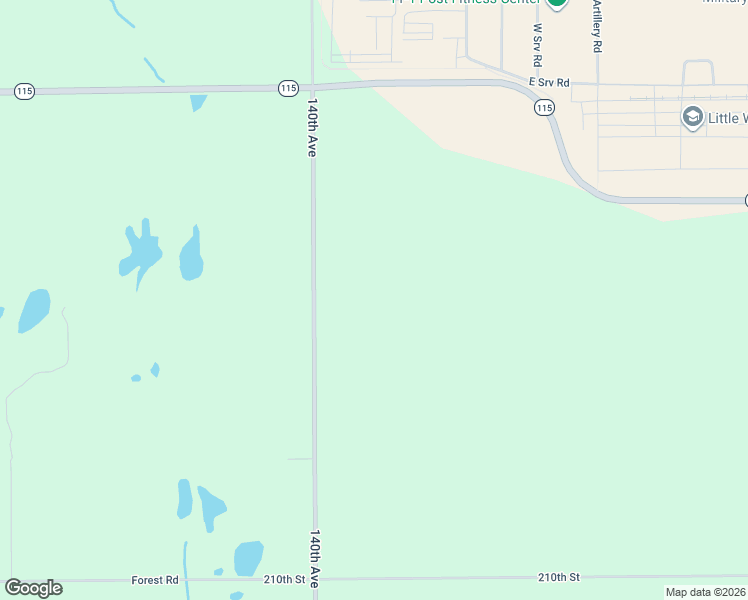 map of restaurants, bars, coffee shops, grocery stores, and more near 21584 Ginger Road in Little Falls