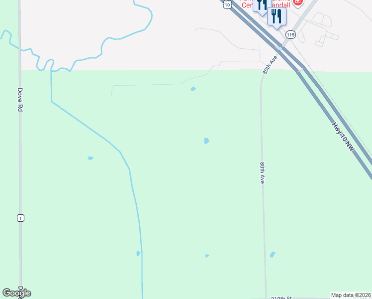 map of restaurants, bars, coffee shops, grocery stores, and more near in Randall