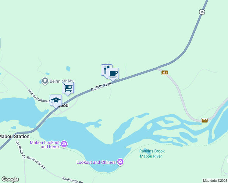 map of restaurants, bars, coffee shops, grocery stores, and more near 15 BRYNLEES Lane in Inverness, Subd. B