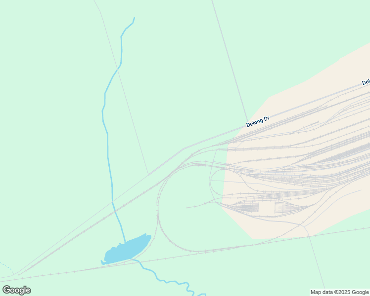 map of restaurants, bars, coffee shops, grocery stores, and more near Delong Drive in Moncton