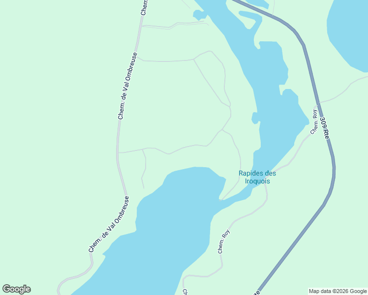 map of restaurants, bars, coffee shops, grocery stores, and more near Chemin des Lilas in Laurentides