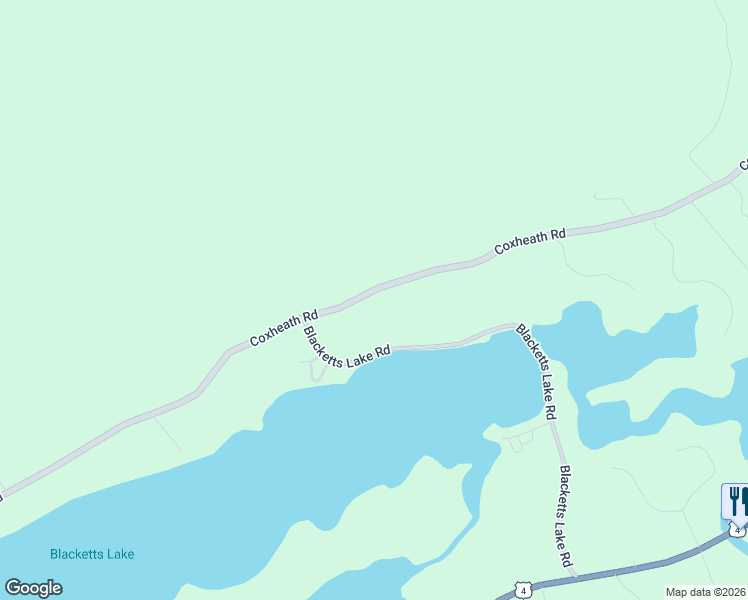 map of restaurants, bars, coffee shops, grocery stores, and more near 1525 Coxheath Road in Coxheath