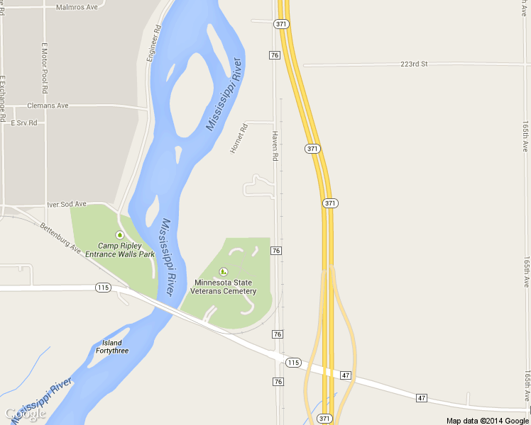 map of restaurants, bars, coffee shops, grocery stores, and more near 21883 Haven Road in Little Falls