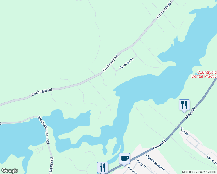 map of restaurants, bars, coffee shops, grocery stores, and more near 1287 Coxheath Road in Coxheath