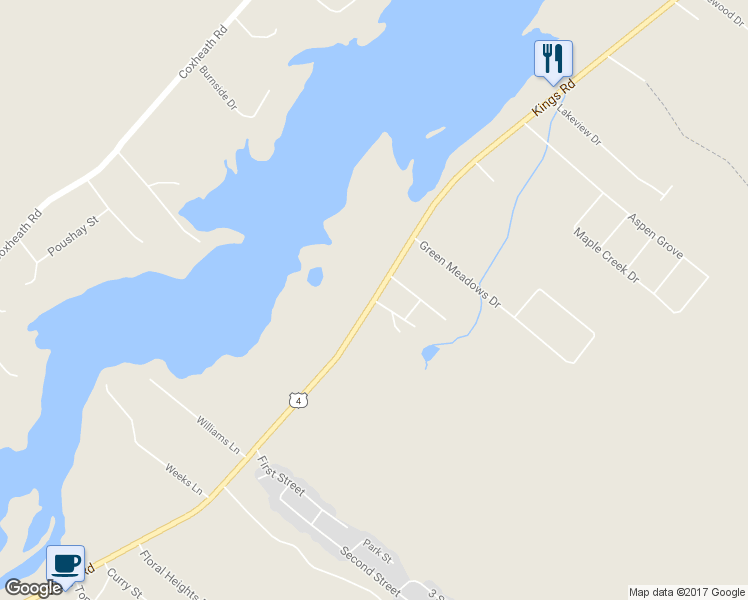 map of restaurants, bars, coffee shops, grocery stores, and more near 2130 Kings Road in Sydney