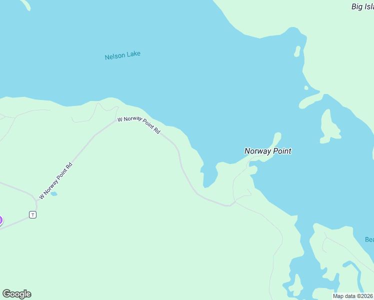 map of restaurants, bars, coffee shops, grocery stores, and more near 15732 West Norway Point Road in Hayward