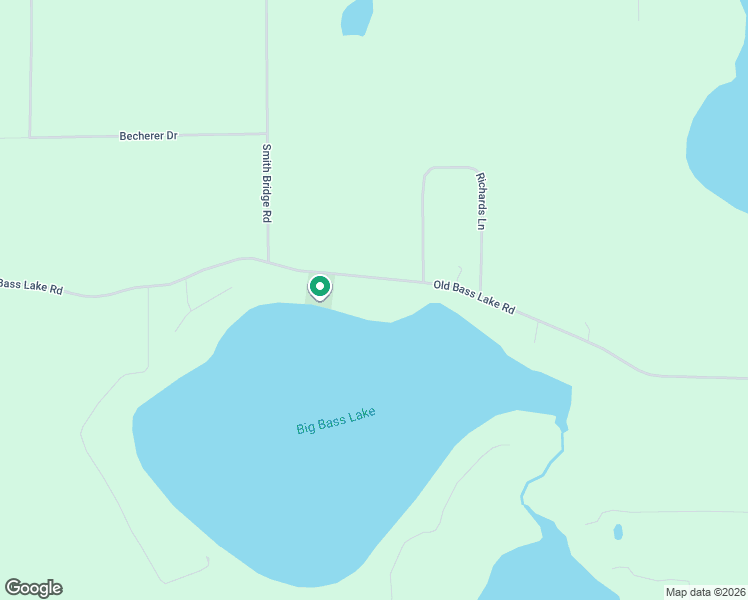 map of restaurants, bars, coffee shops, grocery stores, and more near W7025 Old Bass Lake Road in Minong