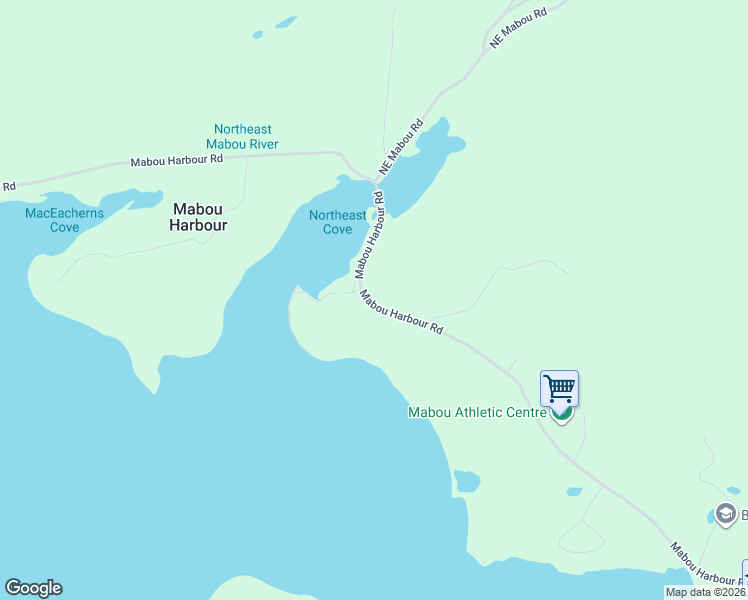 map of restaurants, bars, coffee shops, grocery stores, and more near 342 Mabou Harbour Road in Mabou